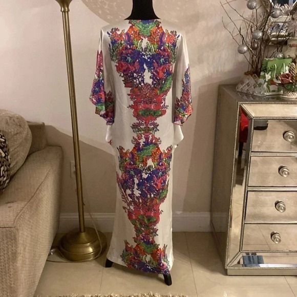 Halston heritage silk dress tunic size 0 - Picture 4 of 6